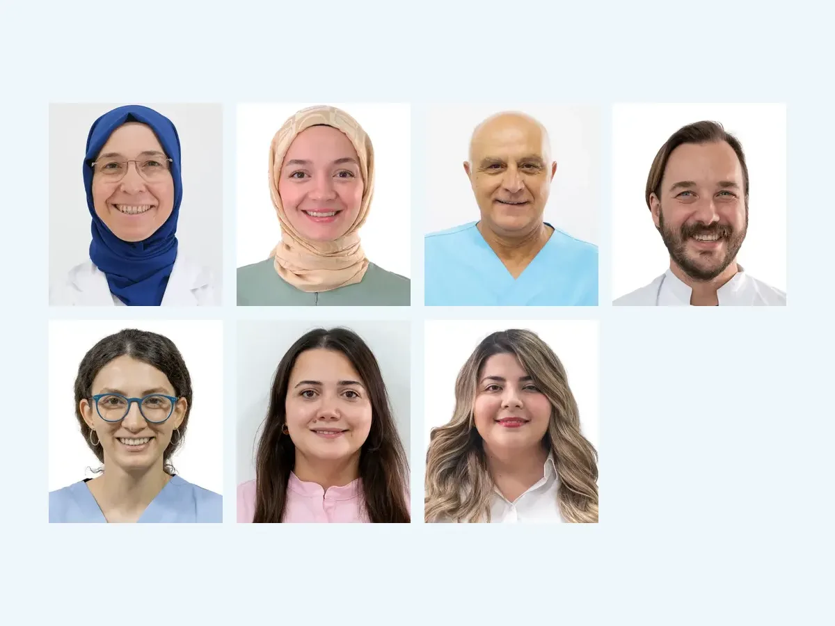 Die sieben Behandelnden, die auf der offiziellen Website von BUCADENT aufgeführt sind