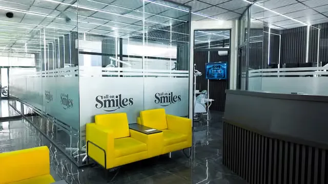 Welcome and waiting area at All On Smiles