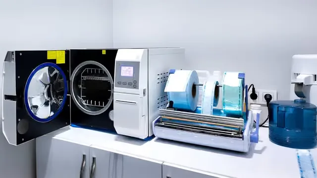 Interior area with sterilisation equipment at All On Smiles