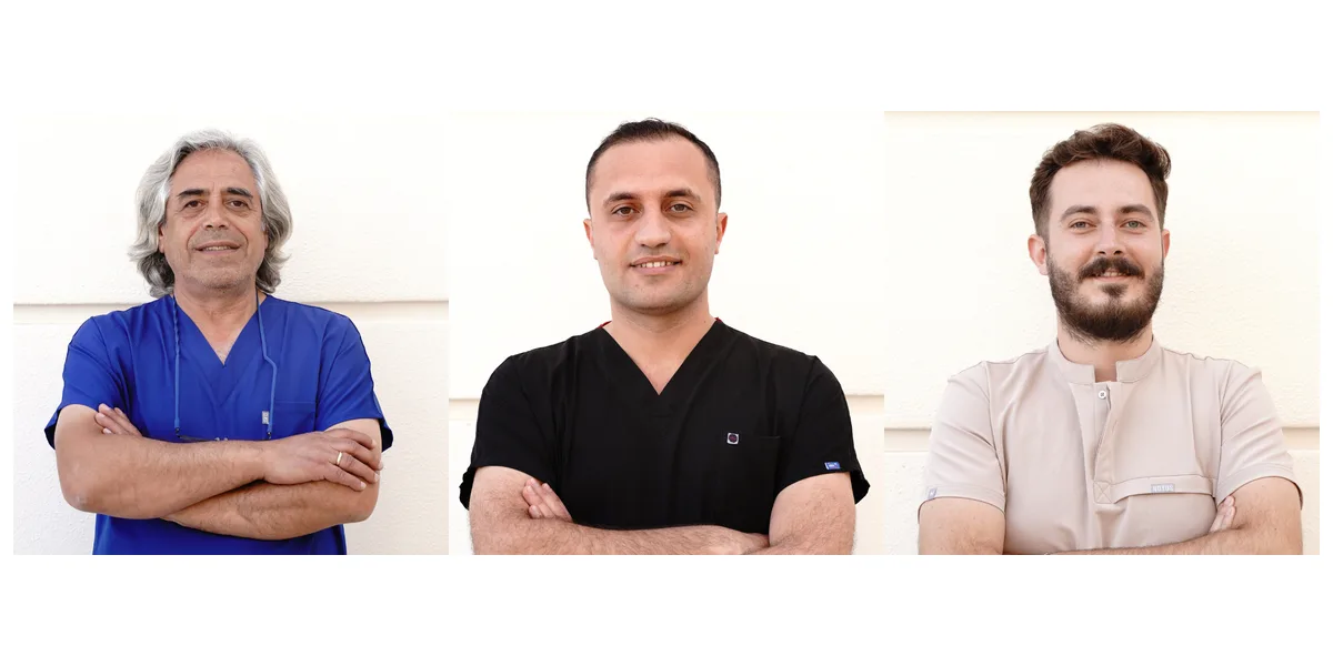 Three dentists listed on Aura Dent Kuşadası's official team page