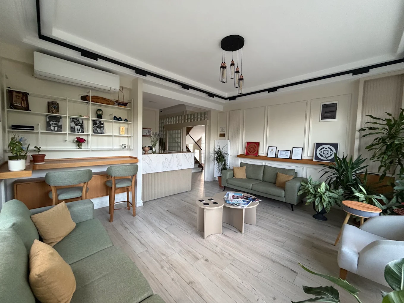 Reception area at Recep Alp neurology practice