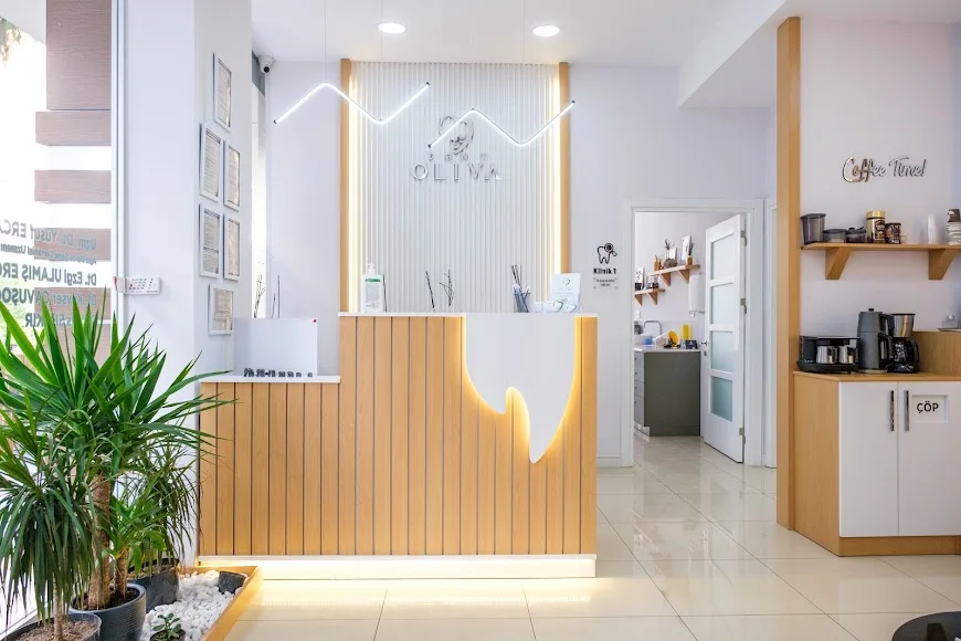 Branded Dent Oliva reception area