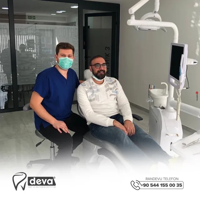 Dental chair and treatment area at Deva clinic